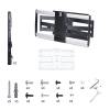 Startech Ultra-Slim Articulating TV Wall Mount 32"-65" Black/Silver 65SAP2-TV-WALL-MOUNT