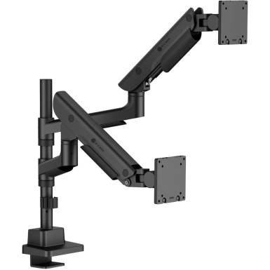 Raidsonic IcyBox IB-MS702-T Dual Monitor Stand 24"-57" Black IB-MS702-T Raidsonic IcyBox IB-MS702-T Dual Monitor Stand 24"-57" Black IB-MS702-T