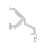 Gembird Desk mounted adjustable double monitor arm 17"-32" White MA-DA2-06-W