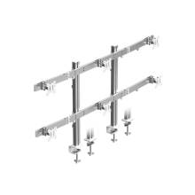 Raidsonic IB-MS666-T6 Diamond Stand 666 Monitor stand for 6 monitors up to 32" Black IB-MS666-T6 Raidsonic IB-MS666-T6 Diamond Stand 666 Monitor stand for 6 monitors up to 32" Black IB-MS666-T6