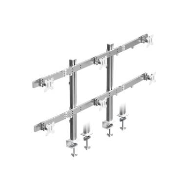 Raidsonic IB-MS666-T6 Diamond Stand 666 Monitor stand for 6 monitors up to 32" Black IB-MS666-T6 Raidsonic IB-MS666-T6 Diamond Stand 666 Monitor stand for 6 monitors up to 32" Black IB-MS666-T6