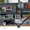 Nedis Gas Spring Desk Monitor Mount 15-32" Black MMDOSGS110BK