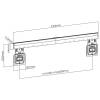 Nedis Fixed TV Wall Mount 43-100" Black TVWM5090BK