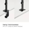 EQuip Articulating Monitor Desk Mount 17"-32" Black 650174