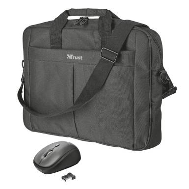 Trust Primo 16" Carry bag Black with wireless mouse 21685 Trust Primo 16" Carry bag Black with wireless mouse 21685