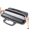 Satechi Fabric Water-Resistant Laptop Carrying Case with Pockets 15" Grey ST-LTB15