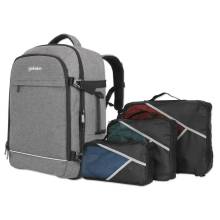 Manhattan Rome Laptop Travel Backpack 17,3" Grey 440370 Manhattan Rome Laptop Travel Backpack 17,3" Grey 440370
