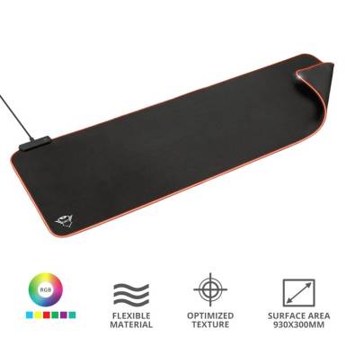 Trust GXT 764 Glide-Flex RGB XXL Eg&eacute;rpad Black 23395