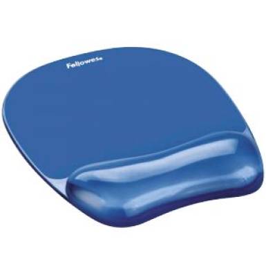 Fellowes Crystal Gel Egérpad Blue 9114120 Fellowes Crystal Gel Egérpad Blue 9114120
