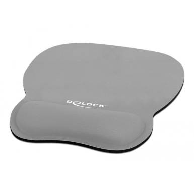 DeLock Ergonomic with Wrist Rest Egérpad Grey 12698 DeLock Ergonomic with Wrist Rest Egérpad Grey 12698