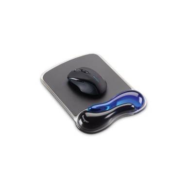 Kensington Duo Gel Wrist Rest Egérpad Black/Blue K62401AM Kensington Duo Gel Wrist Rest Egérpad Black/Blue K62401AM