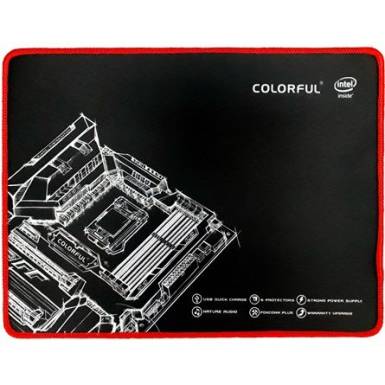 Colorful Small Gaming Egérpad Black COLORFUL MOUSEPAD SMALL Colorful Small Gaming Egérpad Black COLORFUL MOUSEPAD SMALL