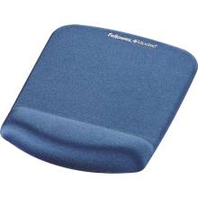 Fellowes PlushTouch habtöltésú Egérpad csuklótámasszal, kék 9287302 Fellowes PlushTouch habtöltésú Egérpad csuklótámasszal, kék 9287302