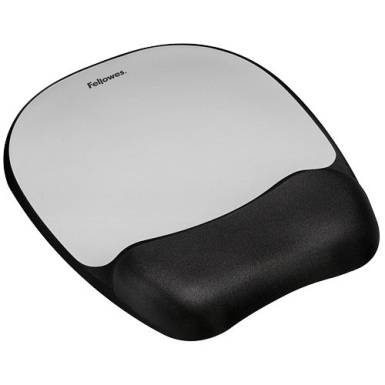 Fellowes Memory Foam Wirst Rest Eg&eacute;rpad Grey/Black 9175801