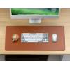 Satechi Vegan-Leather Premium Desk Mat Brown ST-LPDMN