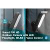 Digitus Smart Full HD Outdoor Camera with LED Floodlight WiFi + Voice Control DN-18602
