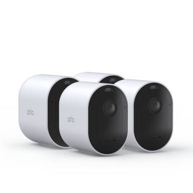 Arlo Pro 5S 2K Wireless Outdoor Security Camera (4 Camera Kit) (Base station not included) White VMC4460P-100EUS Arlo Pro 5S 2K Wireless Outdoor Security Camera (4 Camera Kit) (Base station not included) White VMC4460P-100EUS