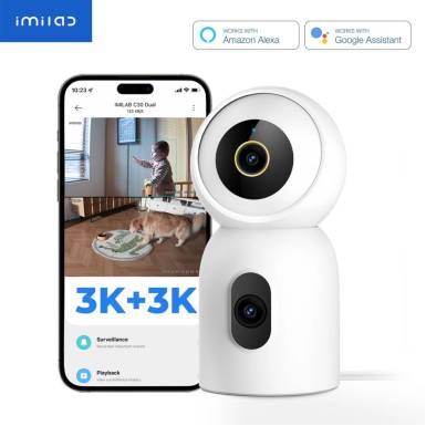 Xiaomi Imilab C30 Dual 3K+3K WiFi Plug-in Indoor Camera CMSXJ111A Xiaomi Imilab C30 Dual 3K+3K WiFi Plug-in Indoor Camera CMSXJ111A