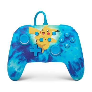 PowerA Enhanced Wired Controller for Nintendo Switch Tie Dye Pikachu NSGP0090-01 PowerA Enhanced Wired Controller for Nintendo Switch Tie Dye Pikachu NSGP0090-01
