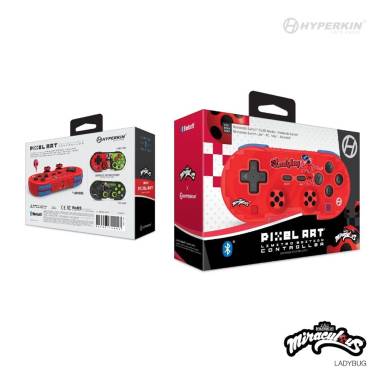 HYPERKIN Pixel Art Miraculous Gamepad Ladybug M01328-MTLB HYPERKIN Pixel Art Miraculous Gamepad Ladybug M01328-MTLB