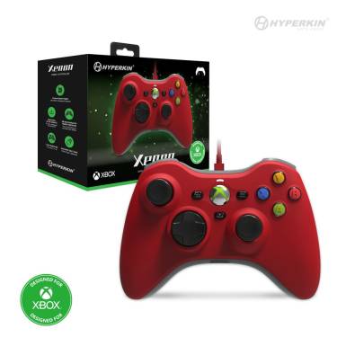 HYPERKIN Xenon Wired USB Gamepad Red M01368-RD HYPERKIN Xenon Wired USB Gamepad Red M01368-RD