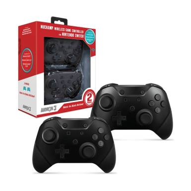 ARMOR3 NuChamp Nintendo Switch Gamepad Black (2pack) M07467-BKBG ARMOR3 NuChamp Nintendo Switch Gamepad Black (2pack) M07467-BKBG