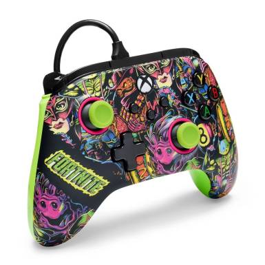 PowerA Advantage Wired Controller for Xbox Series X|S - Fortnite Glow XBGP0438-01 PowerA Advantage Wired Controller for Xbox Series X|S - Fortnite Glow XBGP0438-01
