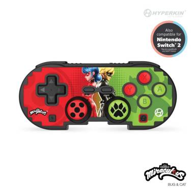 HYPERKIN  Pixel Art Official Miraculous Edition (Ladybug & Cat) Gamepad M01328-MTBC