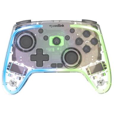 Speedlink Rait NX RGB Gamepad Clear Transparent SL-650115-CR Speedlink Rait NX RGB Gamepad Clear Transparent SL-650115-CR