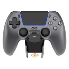 Deltaco Wireless Pro PS5 Gamepad with Charge Station Steelgray GAM-199-STEELGRAY