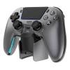 Deltaco Wireless Pro PS5 Gamepad with Charge Station Steelgray GAM-199-STEELGRAY