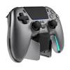 Deltaco Wireless Pro PS5 Gamepad with Charge Station Steelgray GAM-199-STEELGRAY