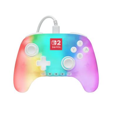 PowerA Advantage Wired Controller for Nintendo Switch 2 Gamepad Lumectra White NSGP0524-01 PowerA Advantage Wired Controller for Nintendo Switch 2 Gamepad Lumectra White NSGP0524-01