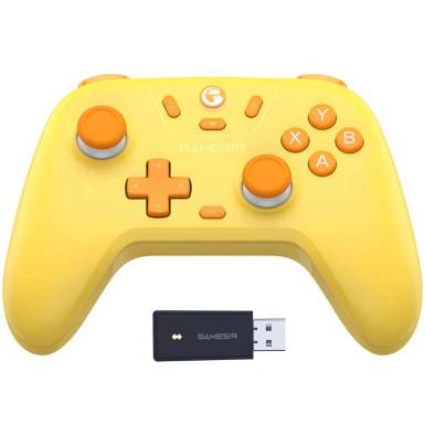 GameSir Nova Lite Multiplatform Wireless Bluetooth Gamepad Yellow T4N LITE YL GameSir Nova Lite Multiplatform Wireless Bluetooth Gamepad Yellow T4N LITE YL