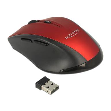 DeLock Ergonomic optical 5-button mouse 2.4 GHz wireless 12493 DeLock Ergonomic optical 5-button mouse 2.4 GHz wireless 12493
