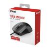Trust Carve USB mouse Black 23733