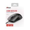 Trust Carve USB mouse Black 23733