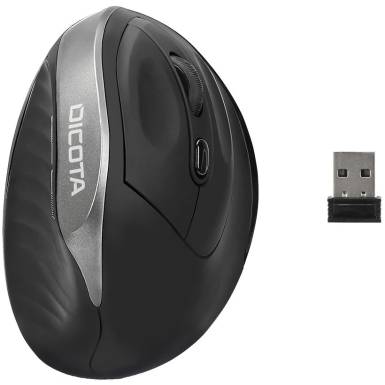 Dicota Relax Wireless Ergonomic Mouse Black D31981 Dicota Relax Wireless Ergonomic Mouse Black D31981