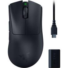 Razer DeathAdder V3 Pro + HyperPolling Wireless Dongle Bundle Black RZ01-04630300-R3WL