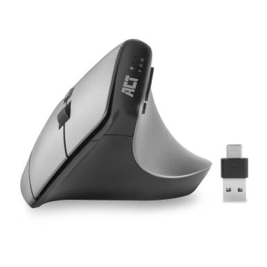ACT A5155 Ergonomic Wireless Bluetooth Mouse Black AC5155 ACT A5155 Ergonomic Wireless Bluetooth Mouse Black AC5155