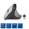 ACT A5155 Ergonomic Wireless Bluetooth Mouse Black AC5155