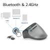 ACT A5155 Ergonomic Wireless Bluetooth Mouse Black AC5155