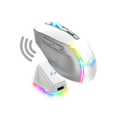 Spirit Of Gamer Elite M50 Artic Gaming Wireless Bluetooth Mouse White S-EM50WT Spirit Of Gamer Elite M50 Artic Gaming Wireless Bluetooth Mouse White S-EM50WT