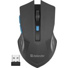 Defender RF Accura MM-275 Wireless Mouse Black/Blue DEF52275