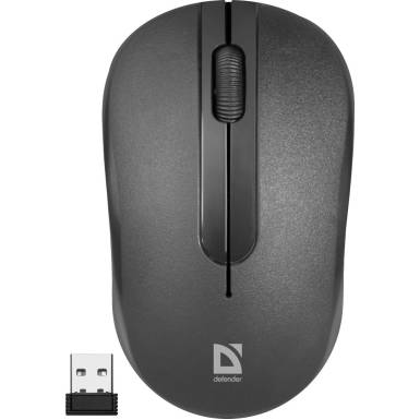 Defender RF Hit MM-495 Wireless Mouse Black 52495 Defender RF Hit MM-495 Wireless Mouse Black 52495