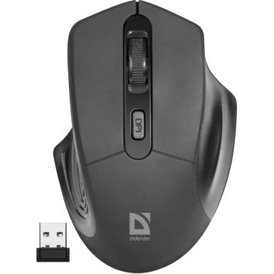Defender RF Datum MB-345 Wireless Mouse Black 52345 Defender RF Datum MB-345 Wireless Mouse Black 52345