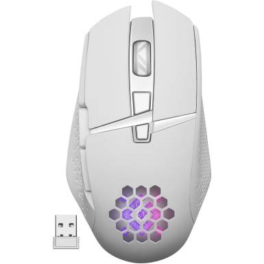 Defender Glory GM-514 Wireless RGB Gaming Mouse White 52513 Defender Glory GM-514 Wireless RGB Gaming Mouse White 52513