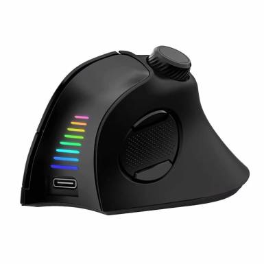 Evolveo TwinVerti Gaming Wireless Bluetooth Mouse Black TWINVERTI