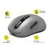 Port Designs Expert & Mac Wireless Bluetooth Rechargeable Mouse Grey 910201