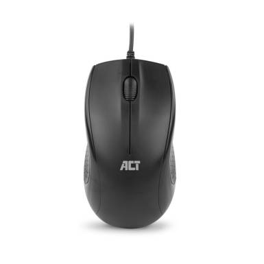 ACT AC5006 Wired Full-Size Optical Mouse Black AC5006
